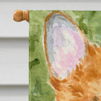 Corgi Flag Canvas House Size
