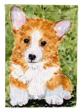 Corgi Flag Canvas House Size