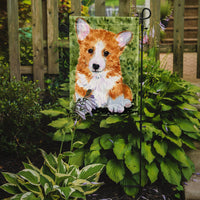 Corgi Flag Garden Size