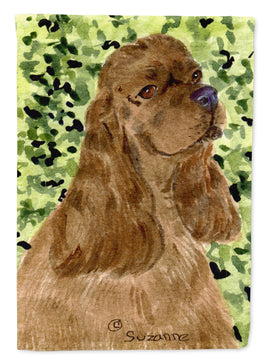 Cocker Spaniel Flag Canvas House Size