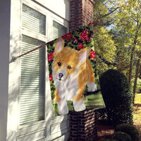 Corgi Flag Canvas House Size