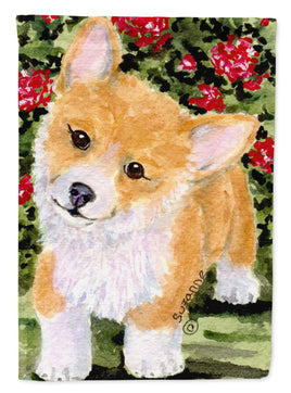 Corgi Flag Canvas House Size