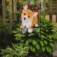 Corgi Flag Garden Size