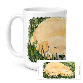 Caroline's Treasures SS8838CM15 Golden Retriever Coffee Mug, 15 ounce, multicolor