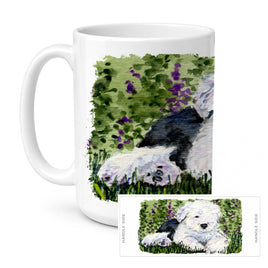Caroline's Treasures SS8840CM15 Old English Sheepdog Coffee Mug, 15 ounce, multicolor
