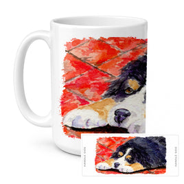 Caroline's Treasures SS8842CM15 Bernese Mountain Dog Coffee Mug, 15 ounce, multicolor