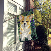 Corgi Flag Canvas House Size