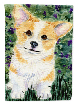 Corgi Flag Canvas House Size