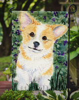 Corgi Flag Garden Size