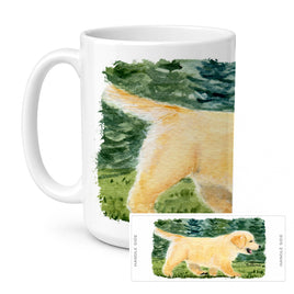 Caroline's Treasures SS8859CM15 Golden Retriever Coffee Mug, 15 ounce, multicolor