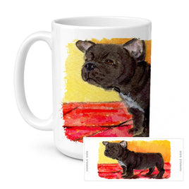Caroline's Treasures SS8869CM15 French Bulldog Coffee Mug, 15 ounce, multicolor