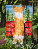 Corgi Flag Garden Size