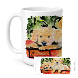Caroline's Treasures SS8908CM15 Golden Retriever Coffee Mug, 15 ounce, multicolor