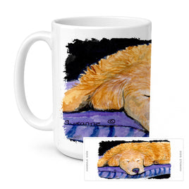 Caroline's Treasures SS8909CM15 Golden Retriever Coffee Mug, 15 ounce, multicolor