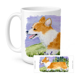 Caroline's Treasures SS8912CM15 Corgi Coffee Mug, 15 ounce, multicolor