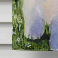 Bichon Frise Flag Canvas House Size