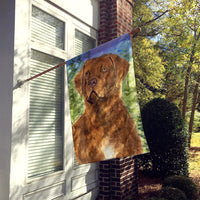 Chesapeake Bay Retriever Flag Canvas House Size