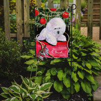 Christmas Tree with  Bichon Frise Flag Garden Size