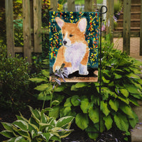 Corgi Flag Garden Size