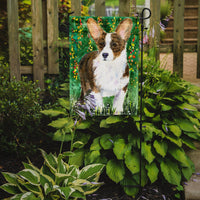Corgi Flag Garden Size