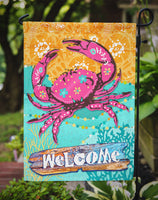Coastal Pink Crab Flag Garden Size VHA3028GF
