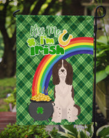 Liver English Springer Spaniel St. Patrick's Day Flag Garden Size