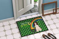 Liver English Springer Spaniel St. Patrick's Day Indoor or Outdoor Mat 24x36