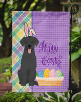 Black Labrador Retriever Easter Flag Garden Size