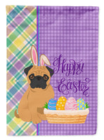 Apricot Pug Easter Flag Garden Size