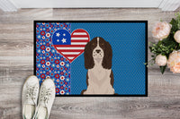 Liver English Springer Spaniel USA American Indoor or Outdoor Mat 24x36
