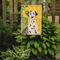 Summer Sunflowers Dalmatian Flag Garden Size