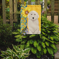 Summer Sunflowers Great Pyrenees Flag Garden Size