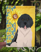 Summer Sunflowers Landseer Newfoundland Flag Garden Size