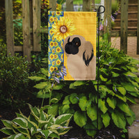 Summer Sunflowers Cream Pekingese Flag Garden Size