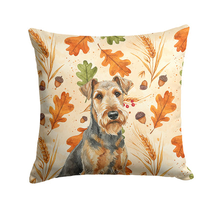 Caroline's Treasures, Fall Flag, Pillow (14" x 14"), Pet Flag, Dog Flag, Cat Flag, Outdoor Decor