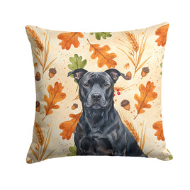 Caroline's Treasures, Fall Flag, Pillow (14" x 14"), Pet Flag, Dog Flag, Cat Flag, Outdoor Decor