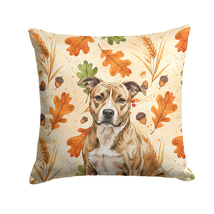 Caroline's Treasures, Fall Flag, Pillow (18" x 18"), Pet Flag, Dog Flag, Cat Flag, Outdoor Decor