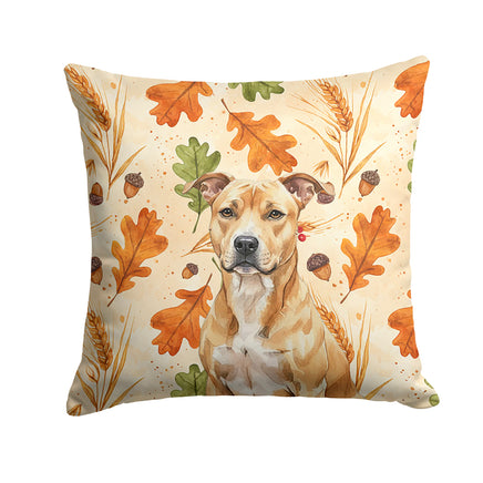 Caroline's Treasures, Fall Flag, Pillow (14" x 14"), Pet Flag, Dog Flag, Cat Flag, Outdoor Decor