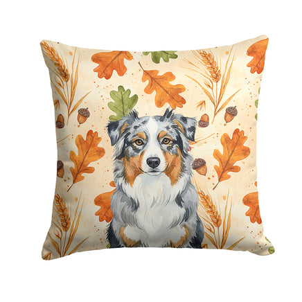 Caroline's Treasures, Fall Flag, Pillow (14" x 14"), Pet Flag, Dog Flag, Cat Flag, Outdoor Decor