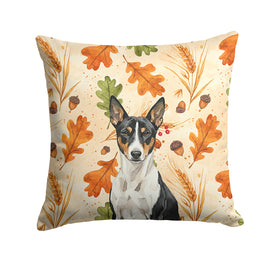 Caroline's Treasures, Fall Flag, Pillow (14" x 14"), Pet Flag, Dog Flag, Cat Flag, Outdoor Decor