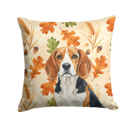 Caroline's Treasures, Fall Flag, Pillow (14" x 14"), Pet Flag, Dog Flag, Cat Flag, Outdoor Decor