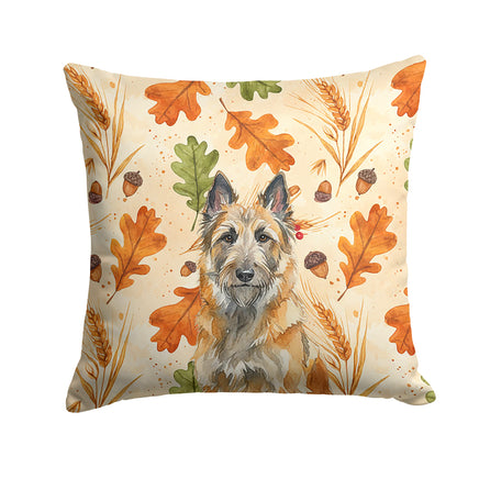 Caroline's Treasures, Fall Flag, Pillow (14" x 14"), Pet Flag, Dog Flag, Cat Flag, Outdoor Decor