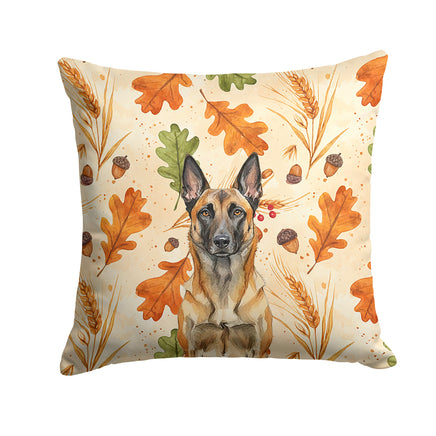Caroline's Treasures, Fall Flag, Pillow (14" x 14"), Pet Flag, Dog Flag, Cat Flag, Outdoor Decor