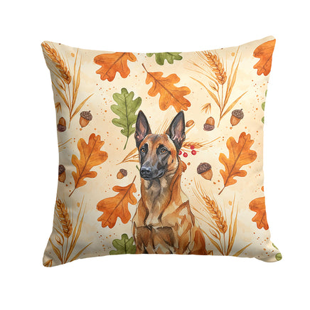 Caroline's Treasures, Fall Flag, Pillow (14" x 14"), Pet Flag, Dog Flag, Cat Flag, Outdoor Decor