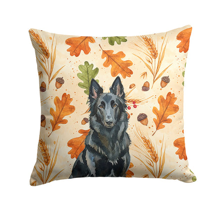 Caroline's Treasures, Fall Flag, Pillow (14" x 14"), Pet Flag, Dog Flag, Cat Flag, Outdoor Decor