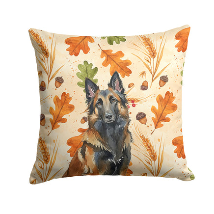 Caroline's Treasures, Fall Flag, Pillow (14" x 14"), Pet Flag, Dog Flag, Cat Flag, Outdoor Decor