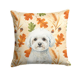 Caroline's Treasures, Fall Flag, Pillow (14" x 14"), Pet Flag, Dog Flag, Cat Flag, Outdoor Decor
