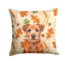 Caroline's Treasures, Fall Flag, Pillow (14" x 14"), Pet Flag, Dog Flag, Cat Flag, Outdoor Decor