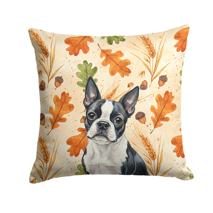 Caroline's Treasures, Fall Flag, Pillow (14" x 14"), Pet Flag, Dog Flag, Cat Flag, Outdoor Decor