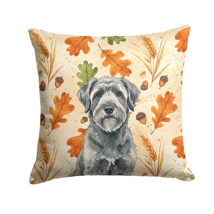 Caroline's Treasures, Fall Flag, Pillow (14" x 14"), Pet Flag, Dog Flag, Cat Flag, Outdoor Decor
